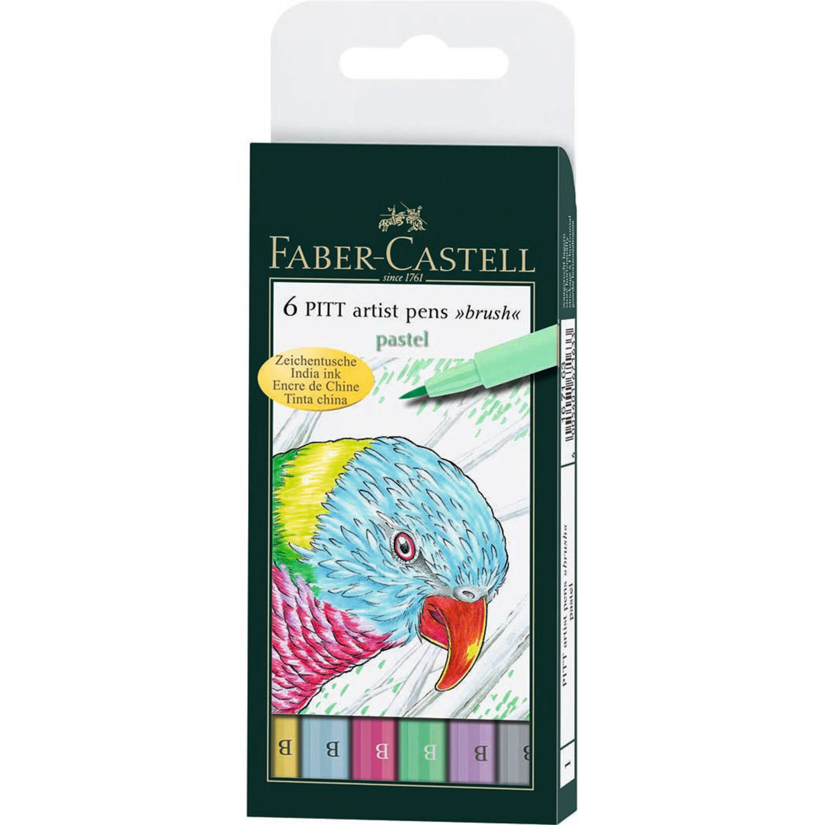 Faber-Castell Faber-Castell Pitt Artist Pen Wallet 6-Color