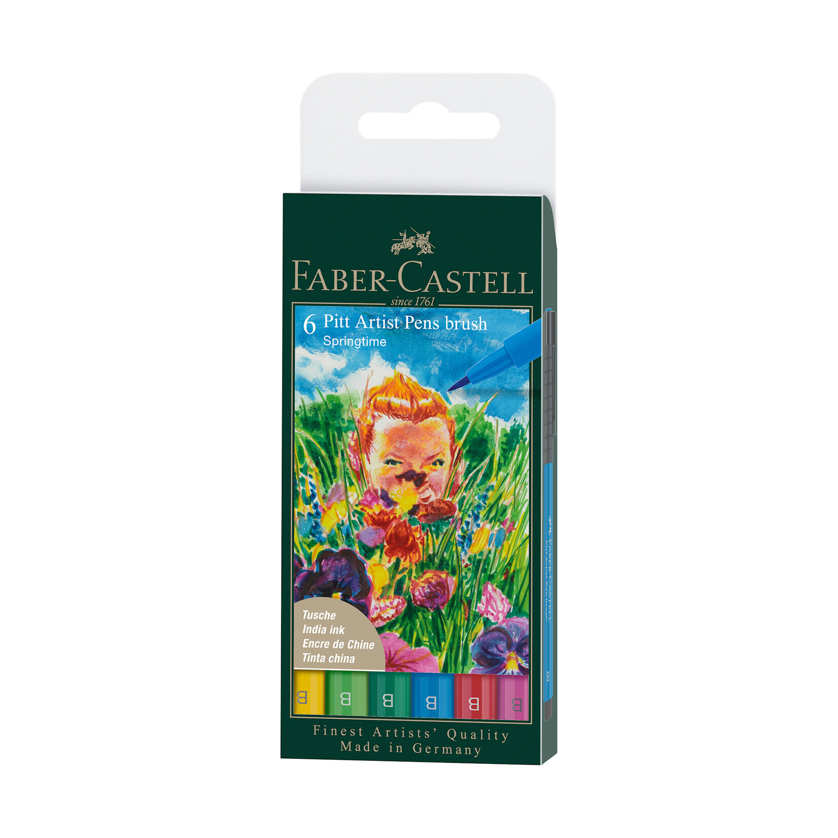 Faber-Castell Faber-Castell Pitt Artist Pen Wallet 6-Color