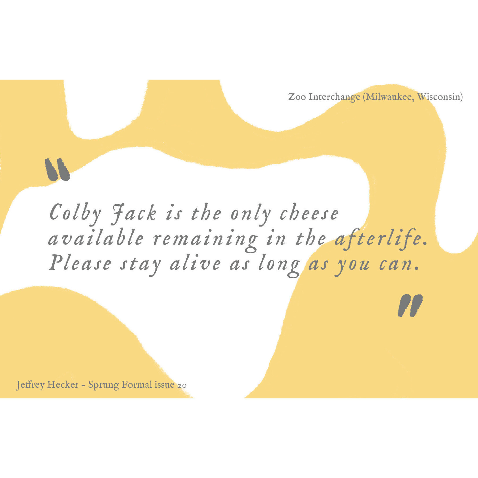 KCAI Sprung Formal Issue 20 Postcards