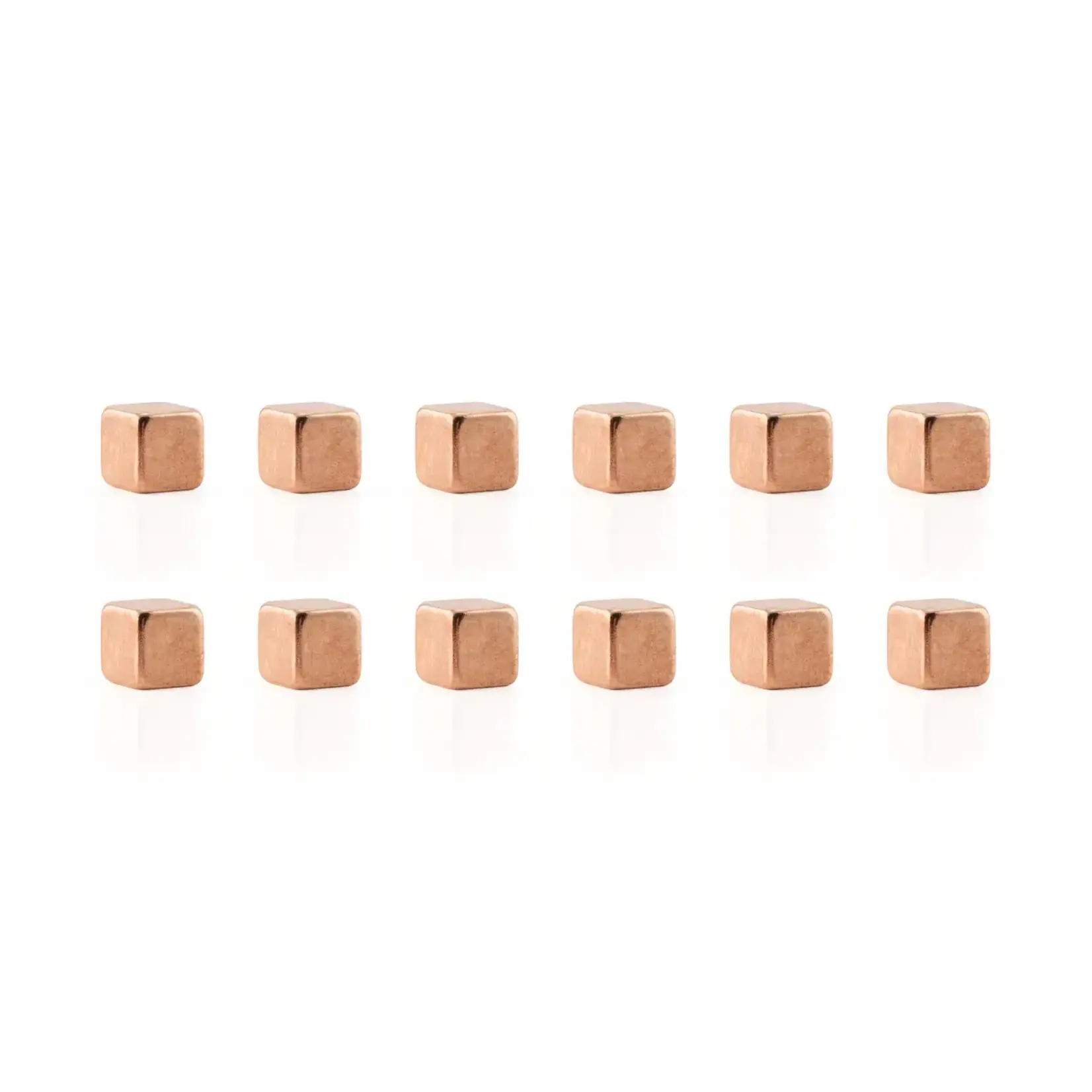 Three by Three Seattle Cube Mighties Magnets 12 pack (copper)