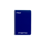 Mead Mead Wirebound Side-Opening Memo Book, 4" X 6", 1 Hole-Punched, College Ruled, 40 Sheets
