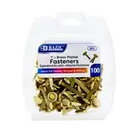 BAZIC 1" Brass Fastener (100 pack)
