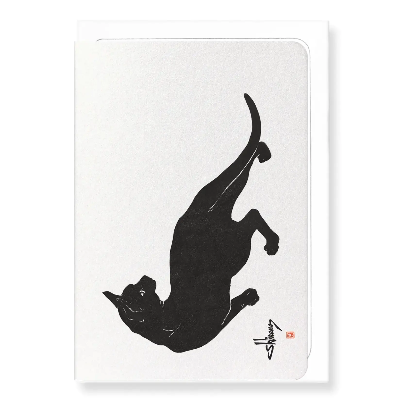 Ezen Trade Japanese Greeting Card Cat No. 7