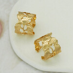Best Beads & Beyond Ginkgo Leaf Ring, Yellow Gold