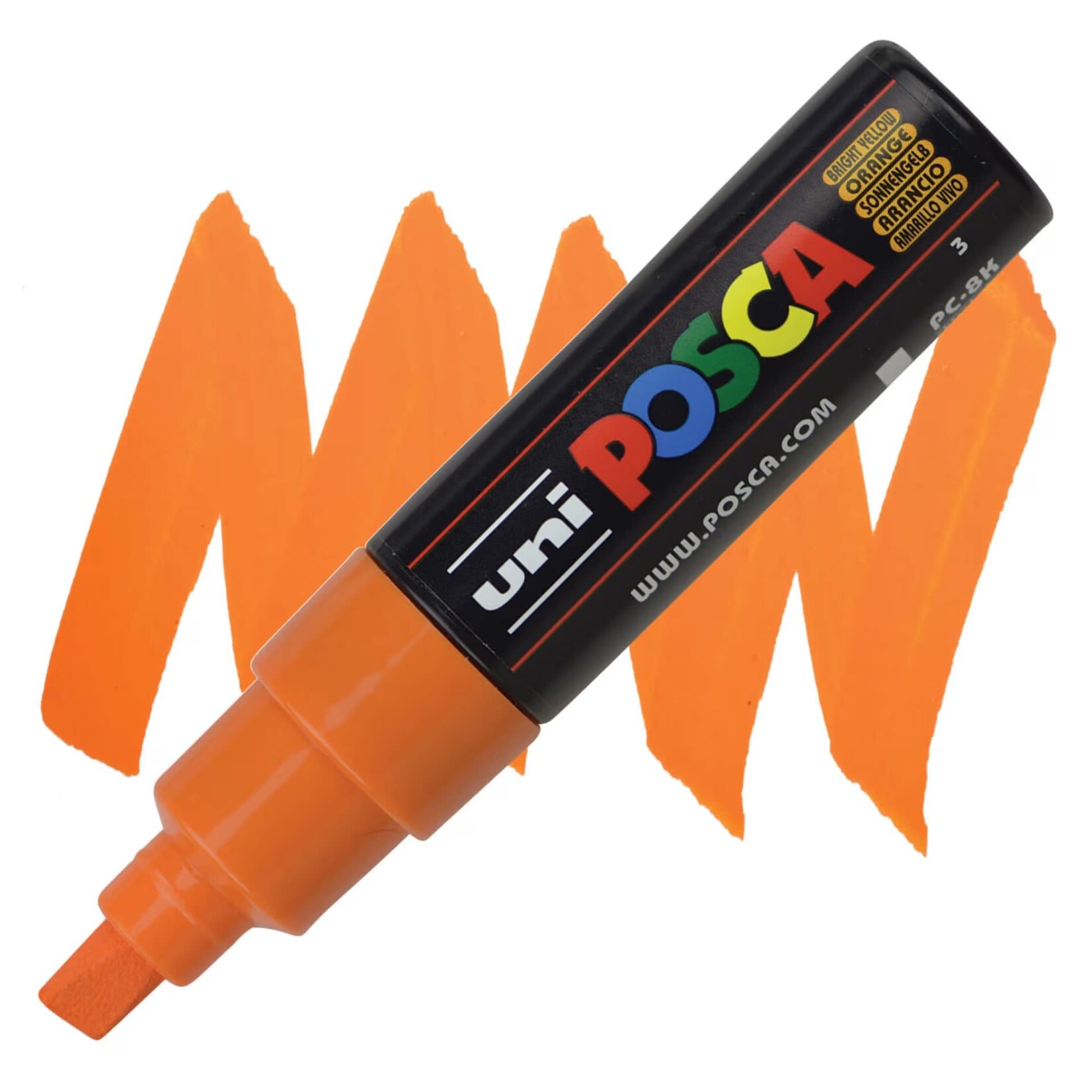 Posca Posca PC-8K Broad Chisel Bright Yellow