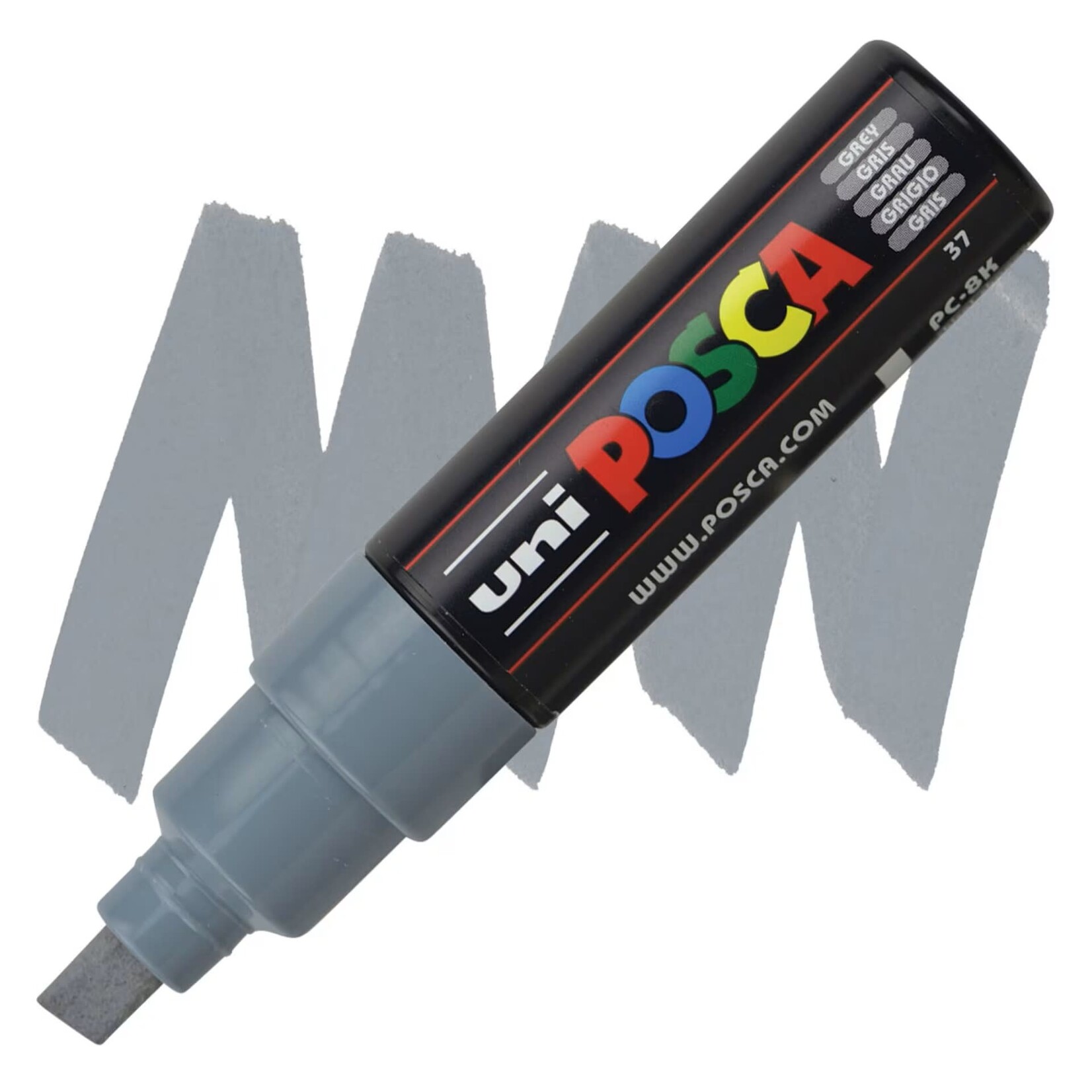 Posca Posca PC-8K Broad Chisel Grey