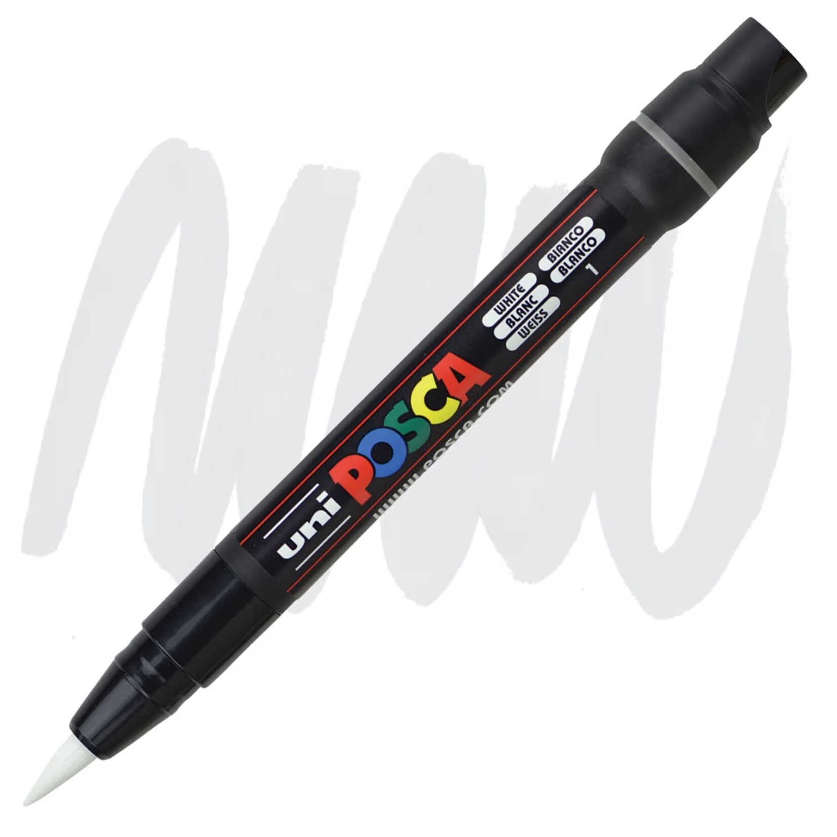 Posca Posca PCF-350 brush tip White