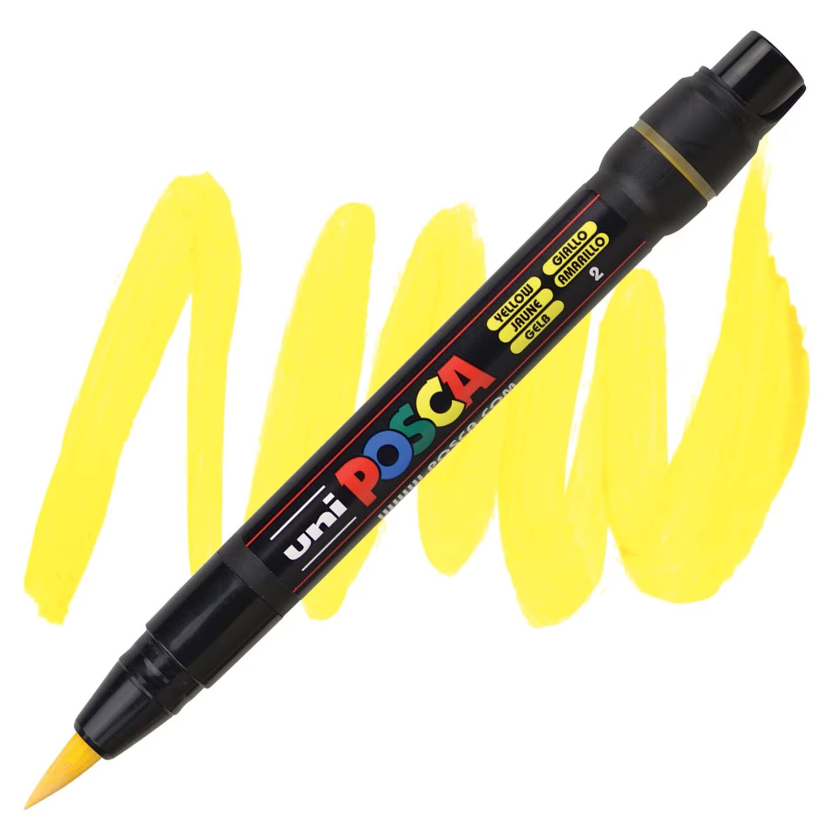 Posca Posca PCF-350 brush tip Yellow