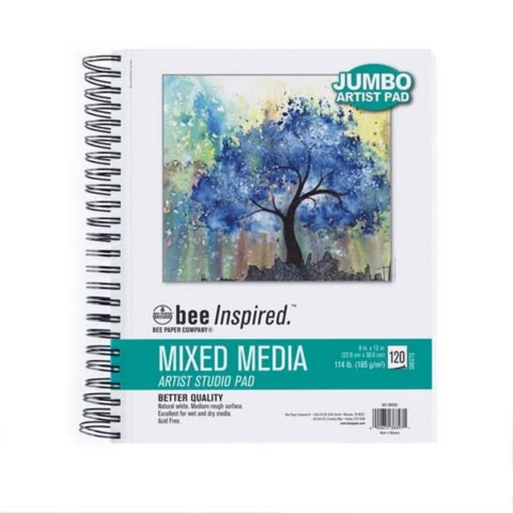 Royal Brush Bee Inspired Mixed Media Jumbo Pad