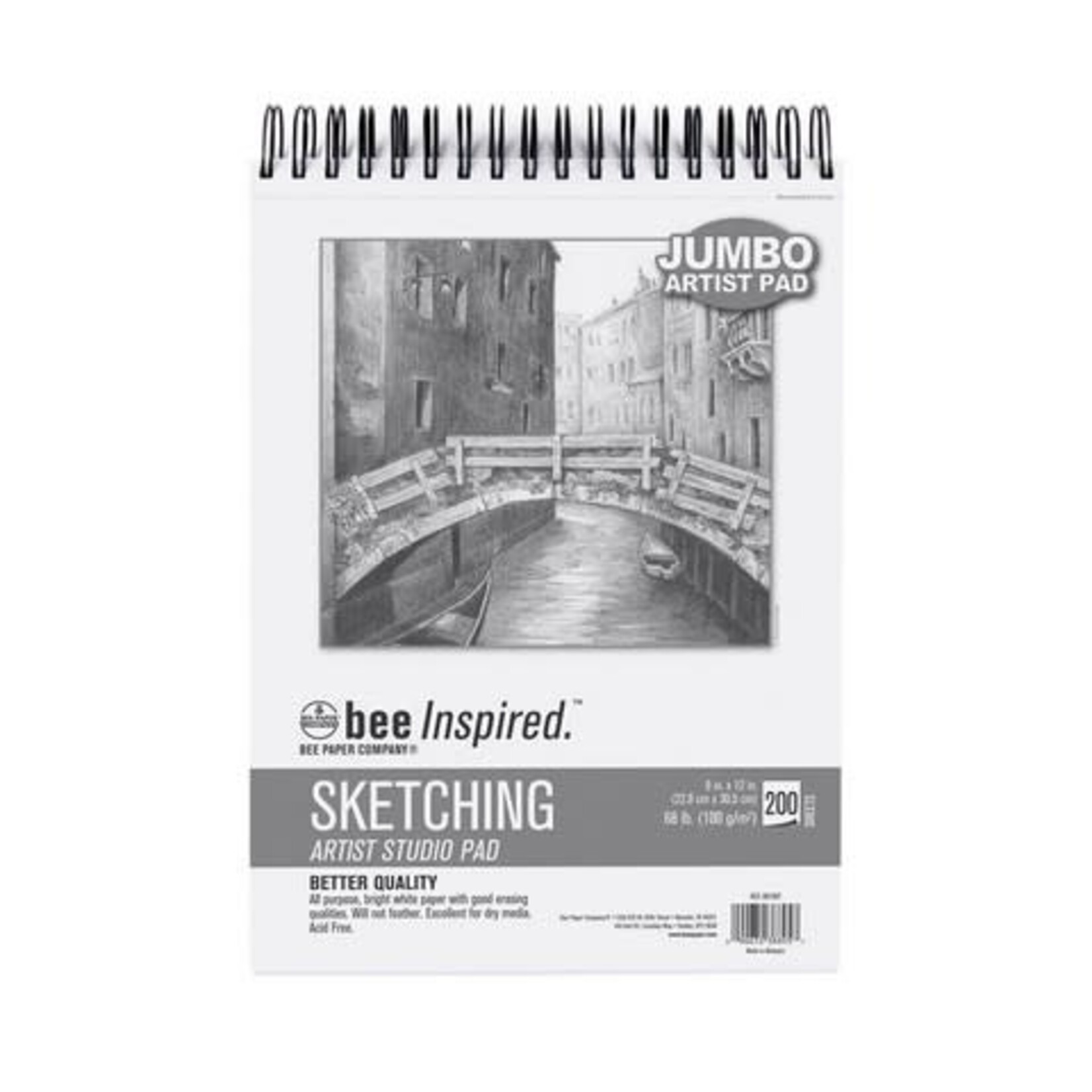 Royal Brush Bee Inspired Sketch Jumbo Pad