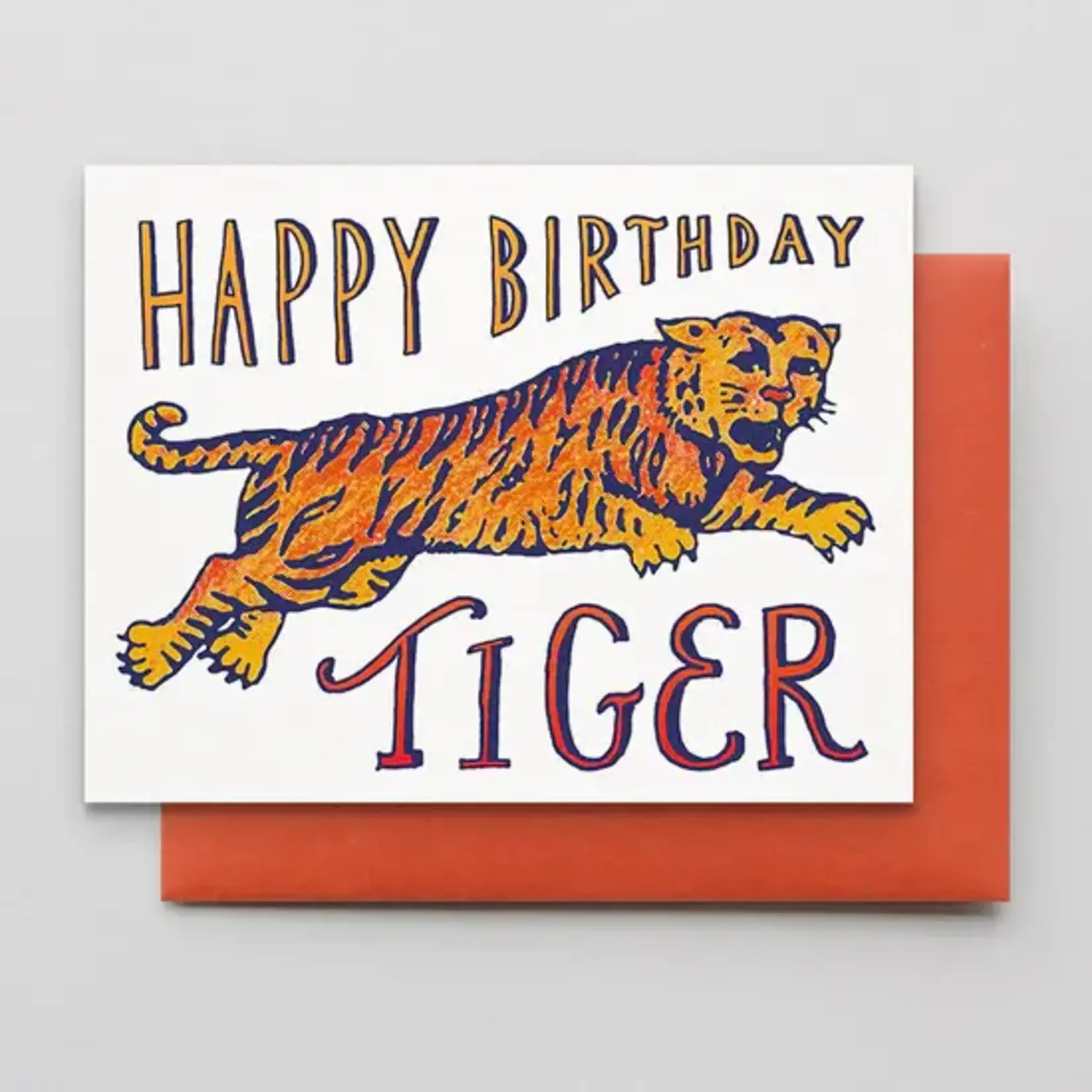 Hammerpress Hammerpress Card-Birthday Tiger