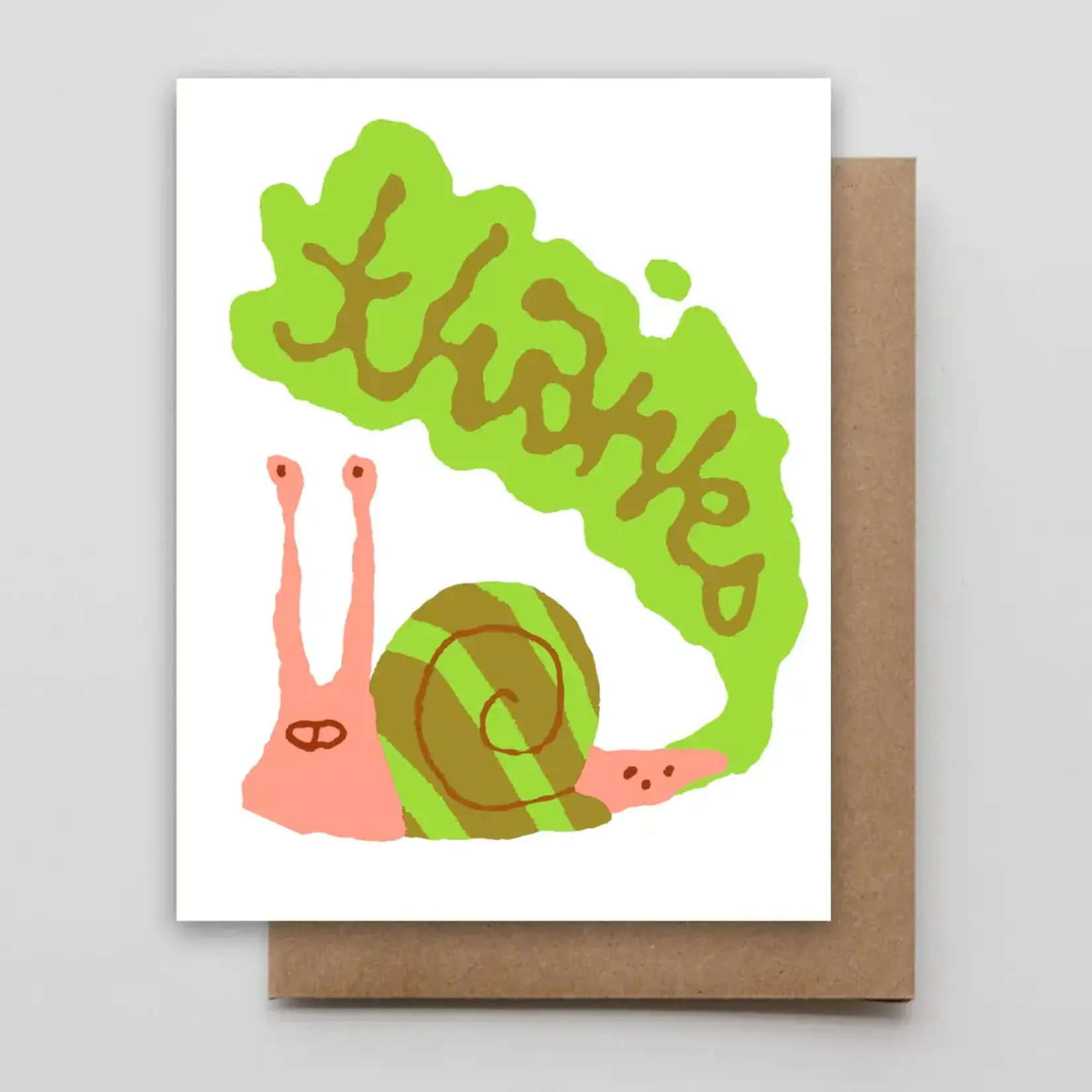 Hammerpress Hammerpress Card- Snail Thanks