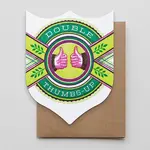 Hammerpress Hammerpress Card- Double Thumbs Up Badge