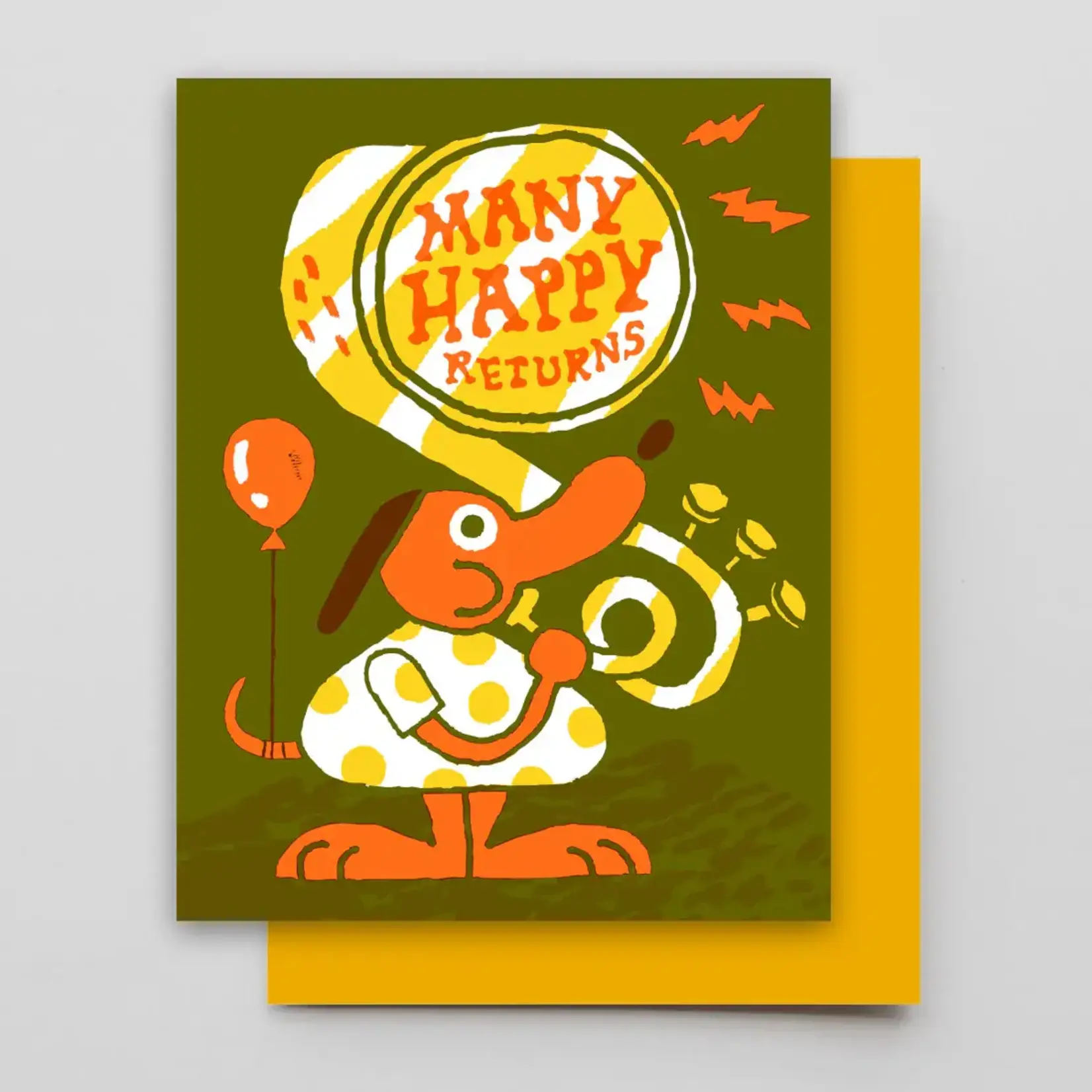 Hammerpress Hammerpress Card- Birthday Tuba