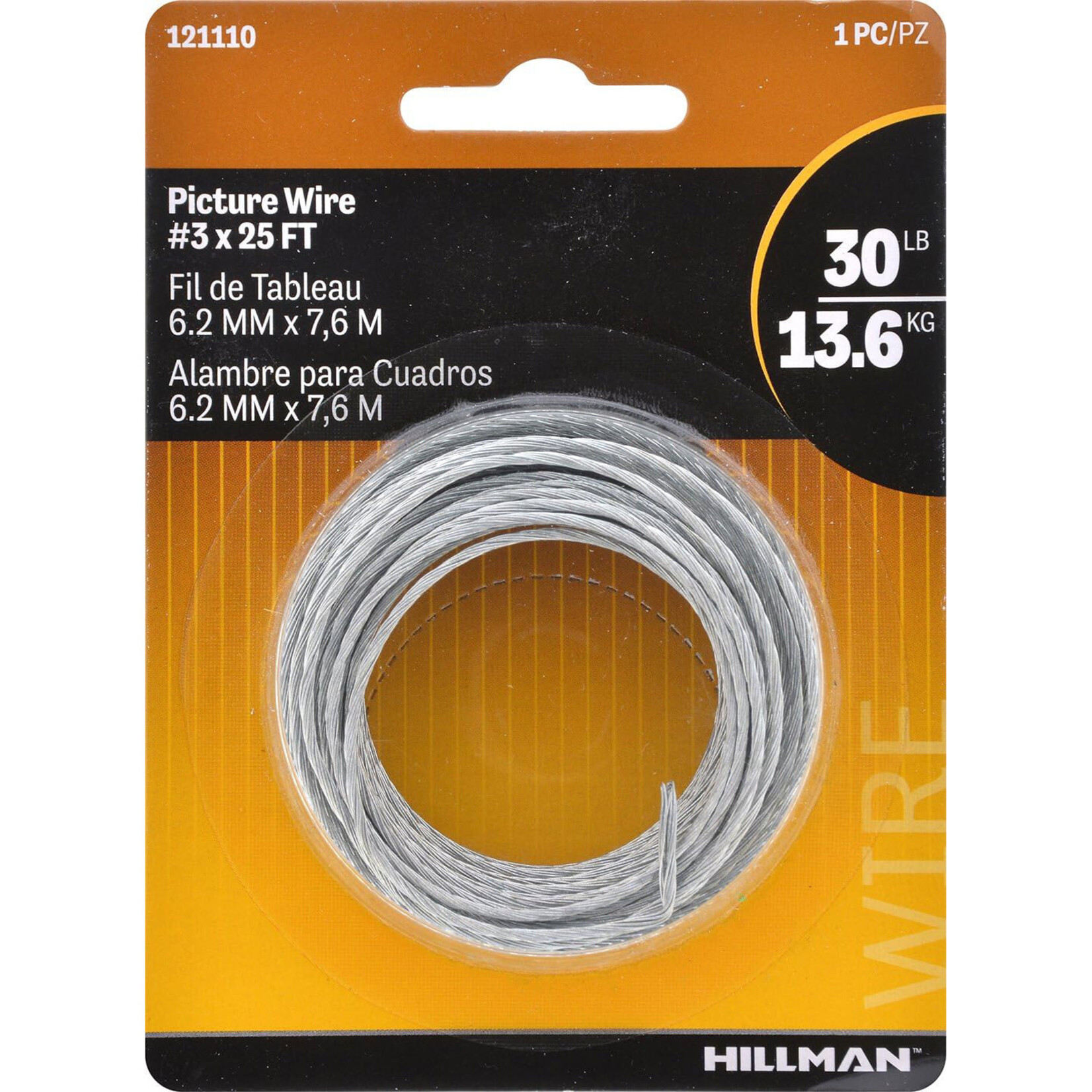 Hillman Hillman Picture Wire #3 x 25'