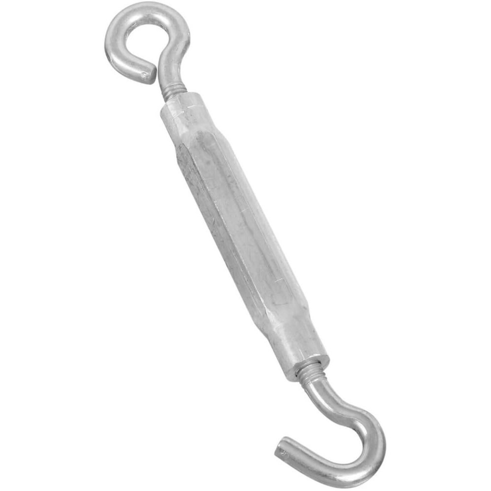 Hook and Eye Turnbuckle in Zinc plated,5/16" x 9"