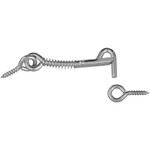 Safety Hooks and Eyes in Zinc plated,2-1/2 Inch