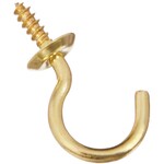 Brass Cup Hook 7/8"