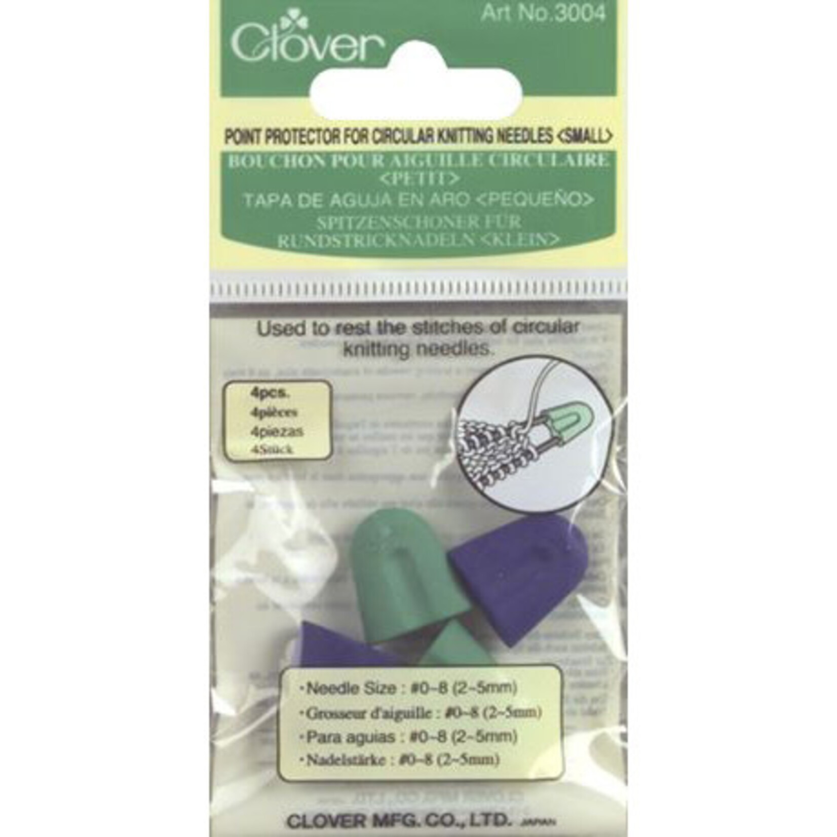 Clover Clover Point Protectors For Circular Knitting Needles