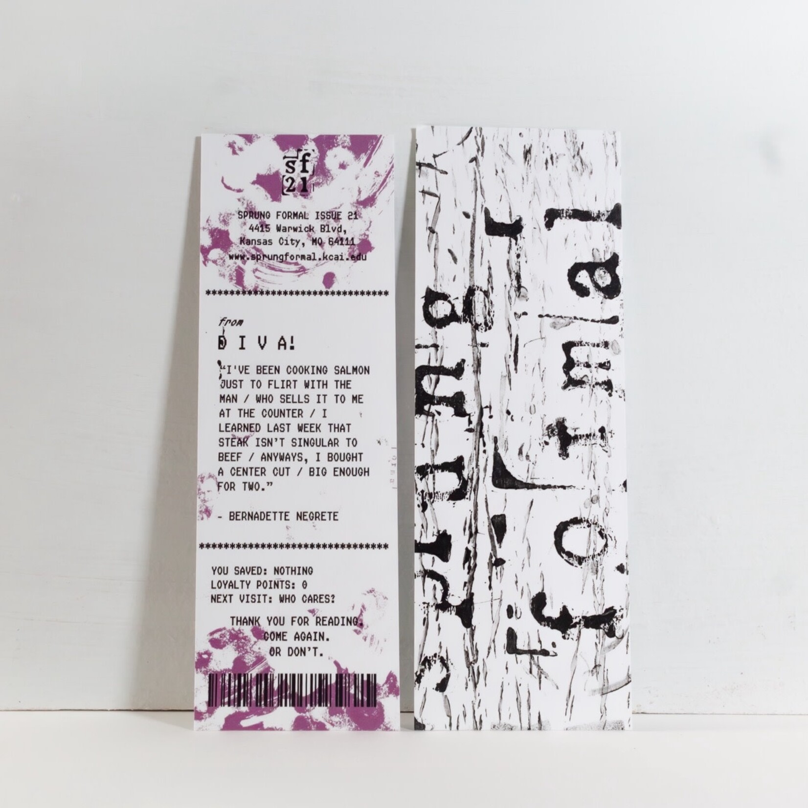 Sprung Formal Sprung Formal Issue 21 Bookmarks