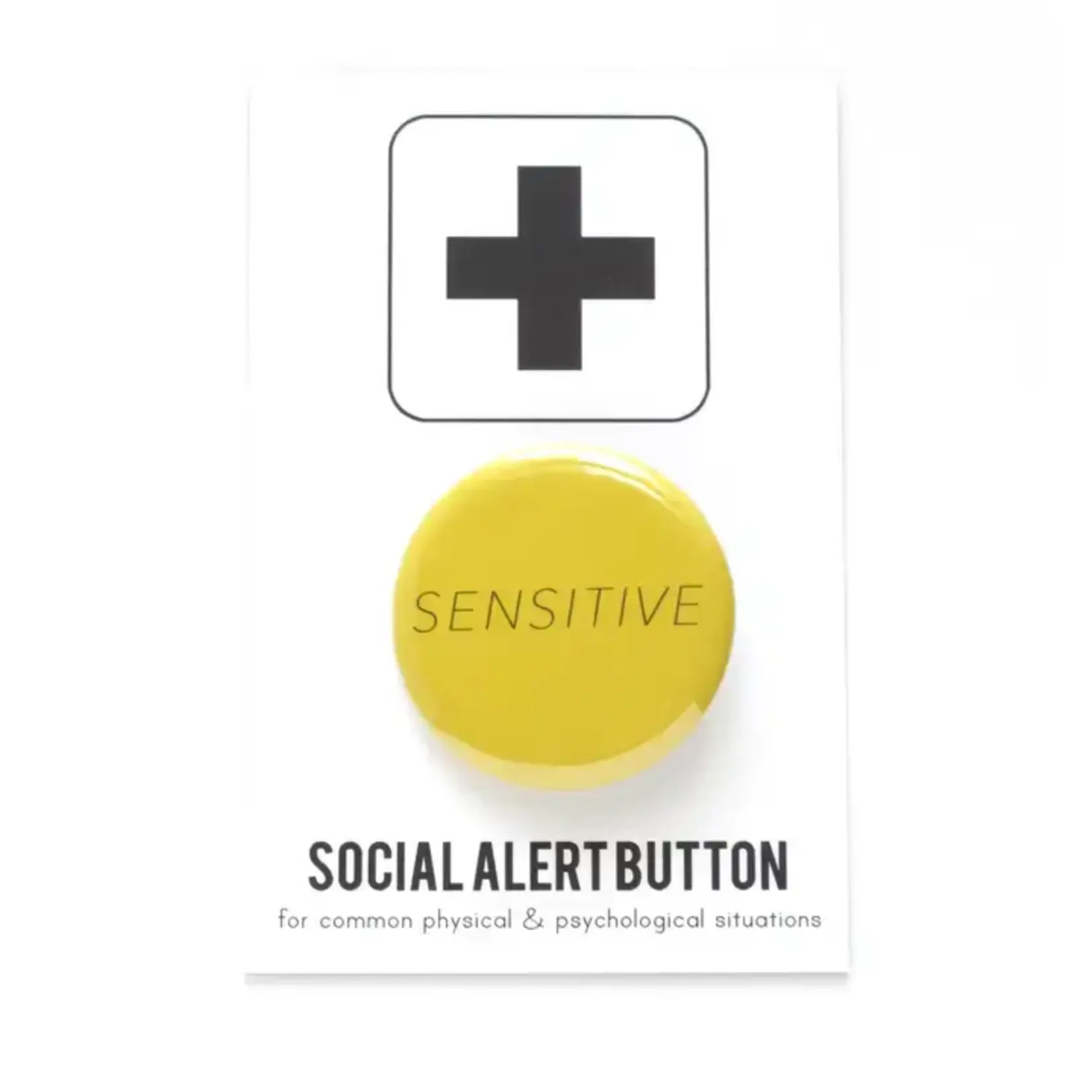 Word for Word Factory SENSITIVE 1.25" pinback button