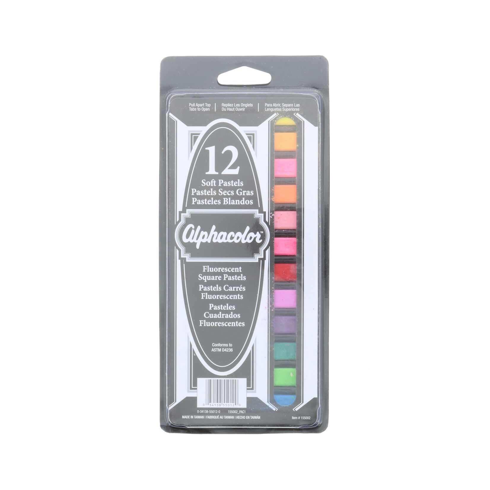 Alphacolor Alphacolor Soft Pastel 12 Pack Fluorescents