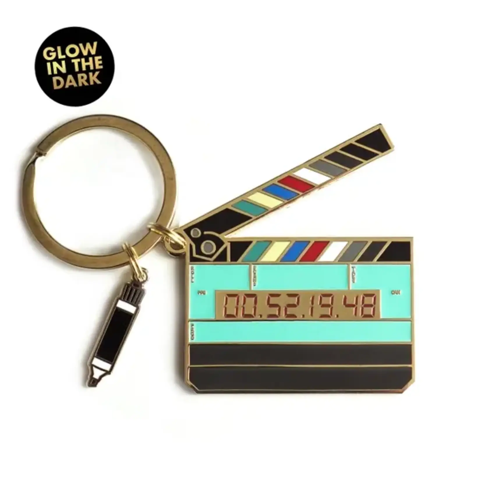 Film Pin Society Film Pin Society Large Movie Slate Keychain