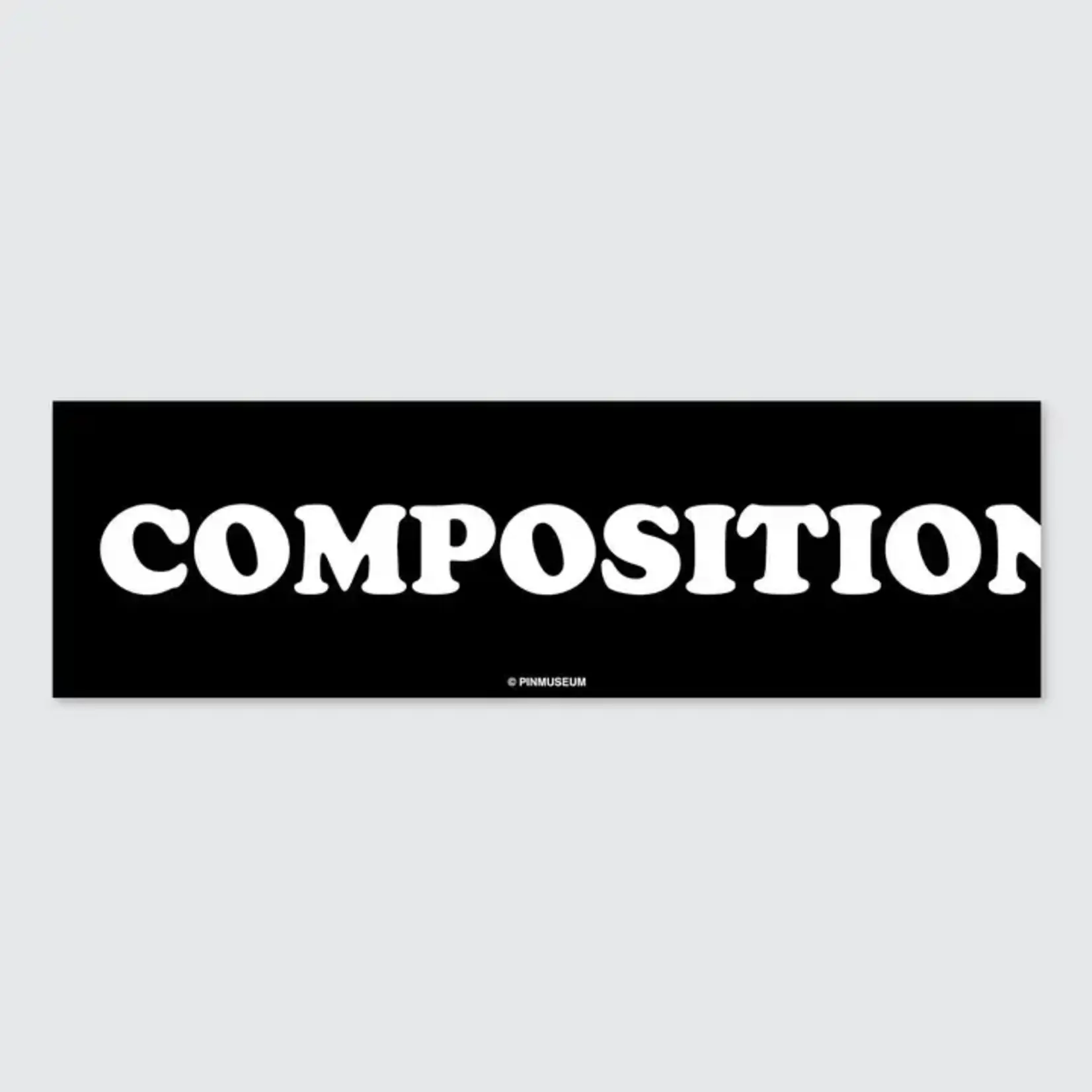 Pin Museum Pin Museum Bumper Sticker