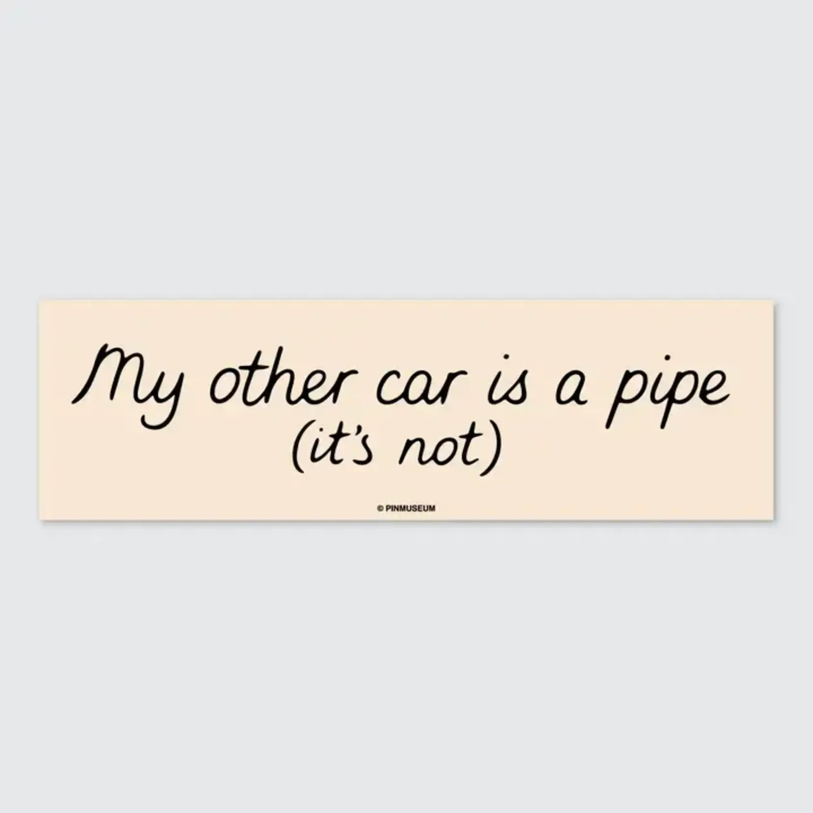 Pin Museum Pin Museum Bumper Sticker
