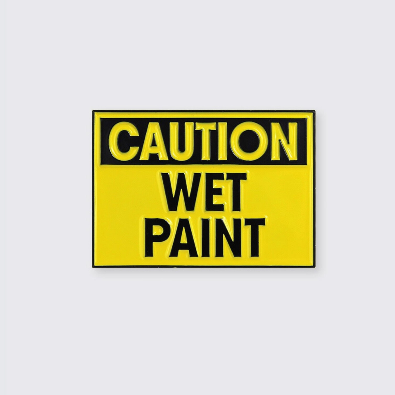 Pin Museum Caution Wet Paint-Pin Museum Patch