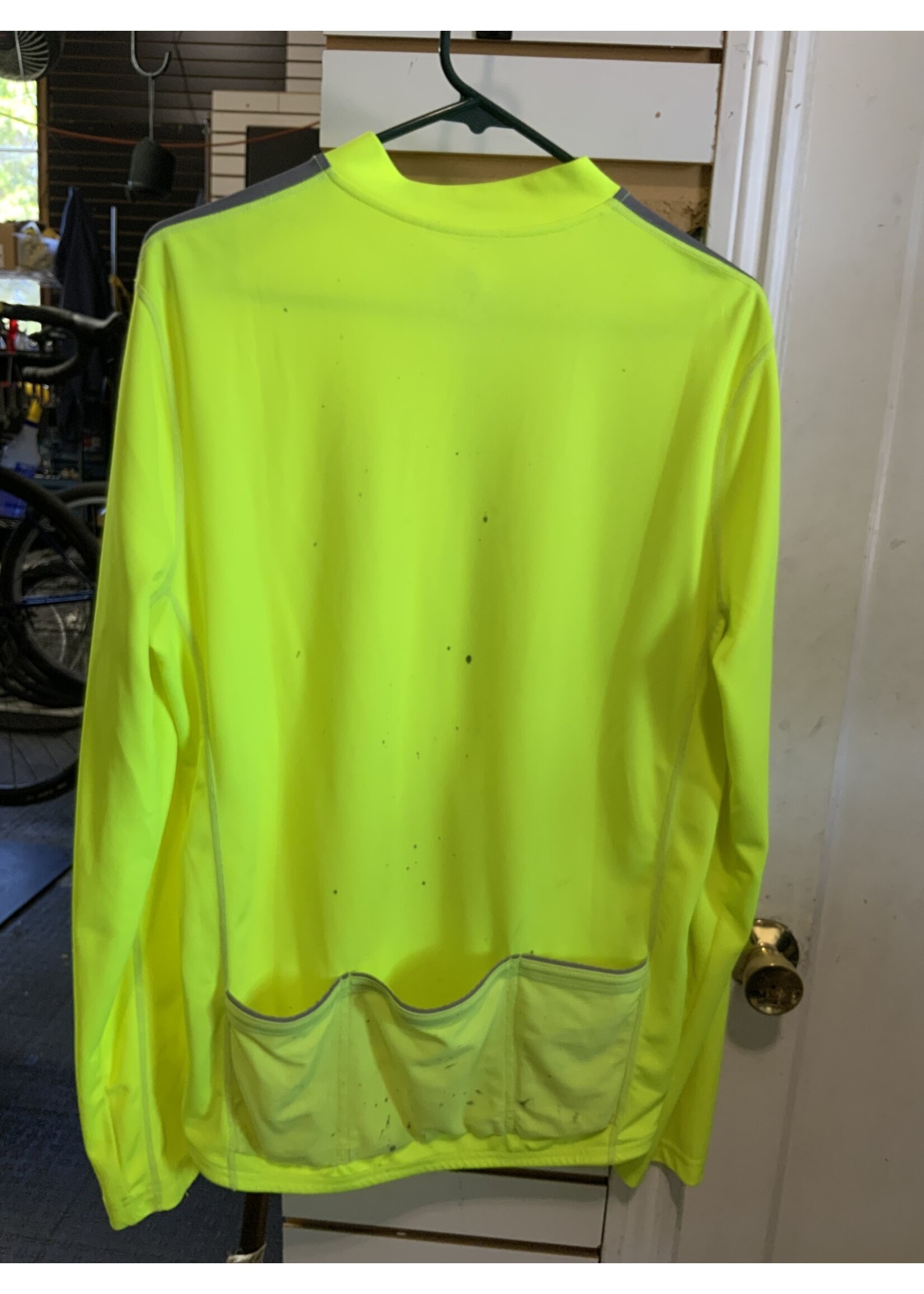 Pearl Izumi used Pearl Izumi long sleeve jersey, neon yellow, large