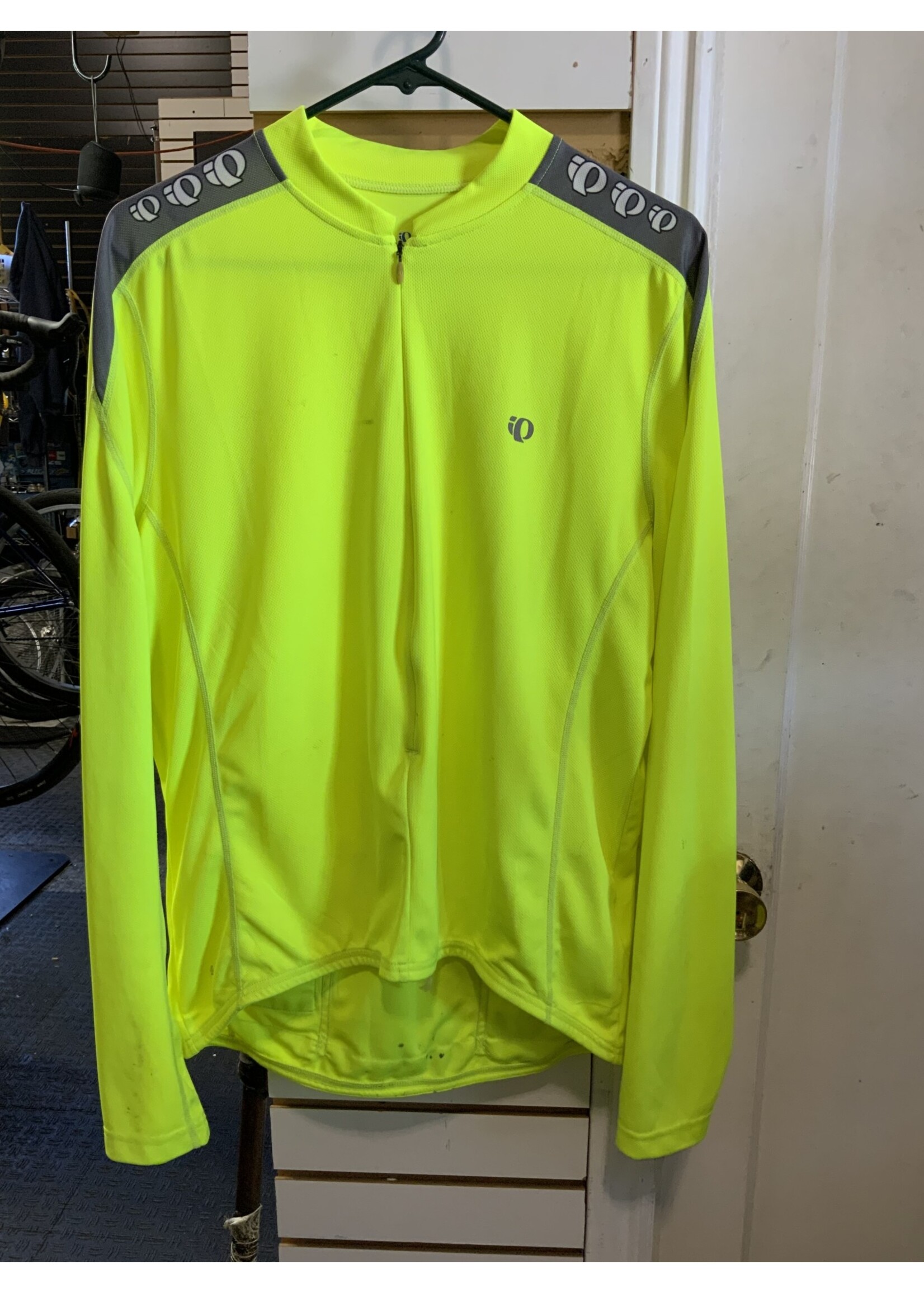 Pearl Izumi used Pearl Izumi long sleeve jersey, neon yellow, large