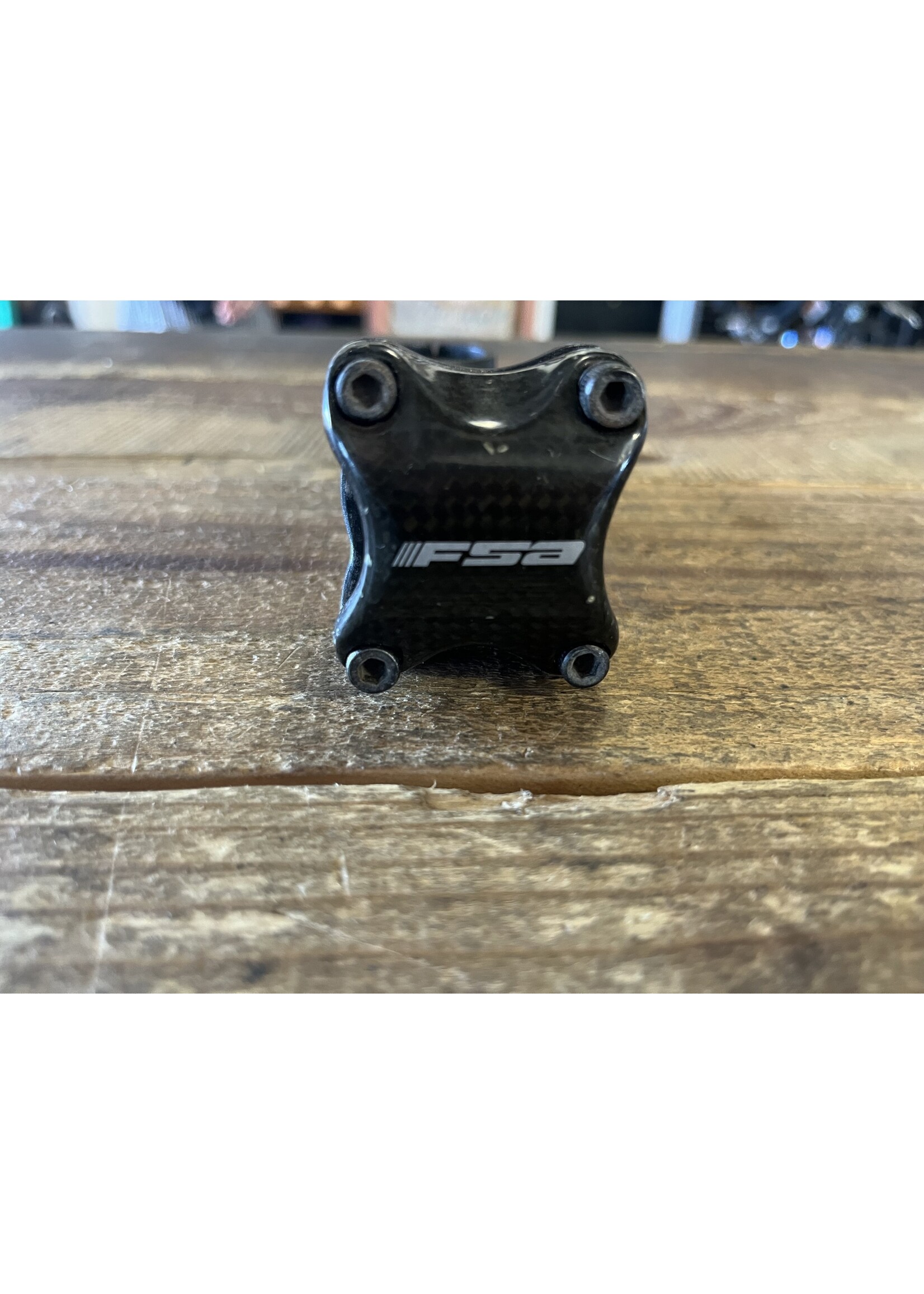 FSA used FSA OS 150 Alloy stem carbon front plate stearer clamp 1 1/8" handlebar clamp 31.8 length 120mm