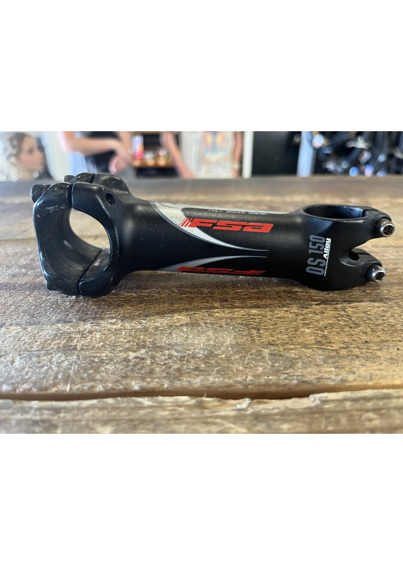 FSA used FSA OS 150 Alloy stem carbon front plate stearer clamp 1 1/8" handlebar clamp 31.8 length 120mm