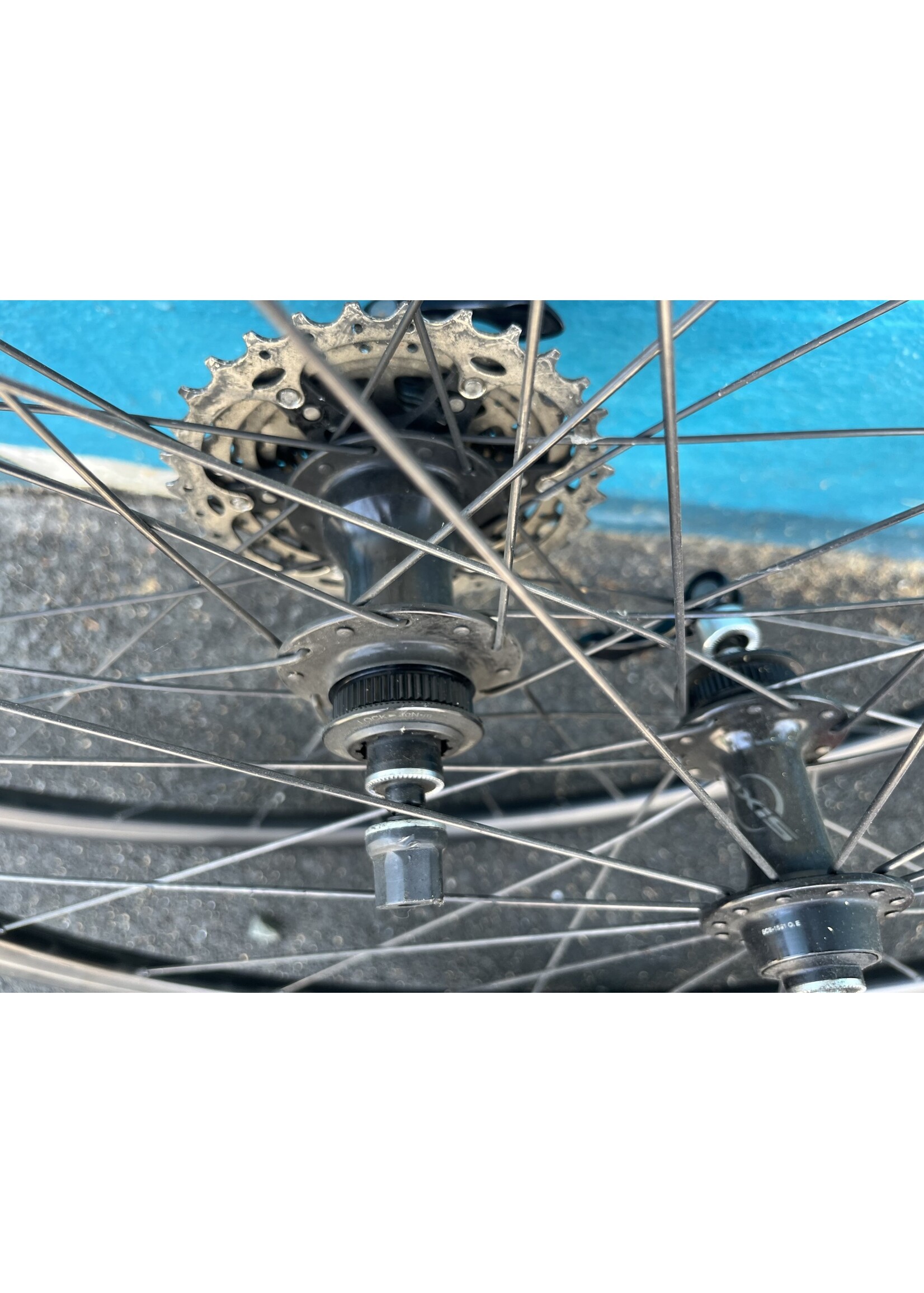 used Axis road wheelset, centerlock disc QR