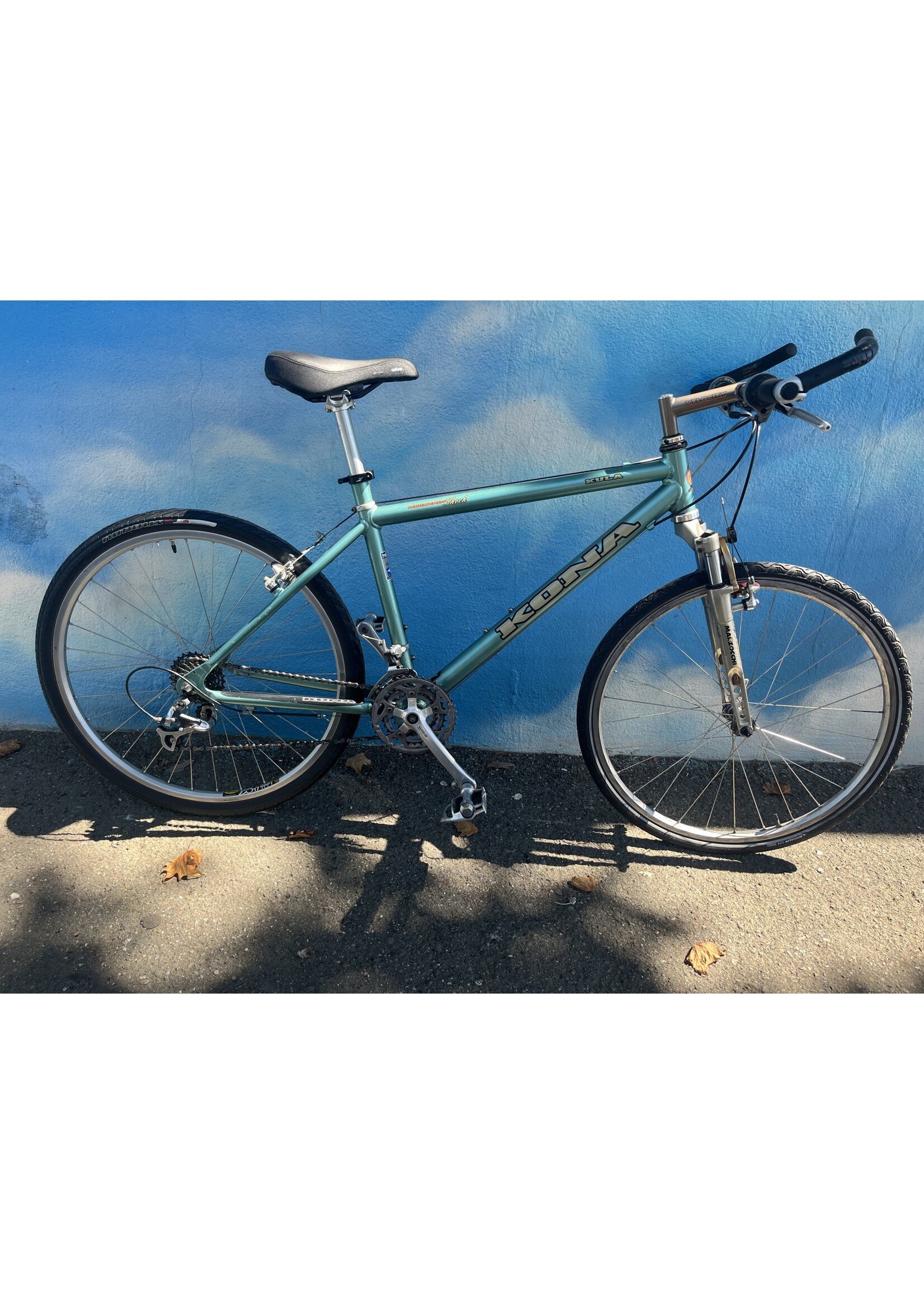 Kona used Kona Kula, sea foam green, small 16", needs new front suspension