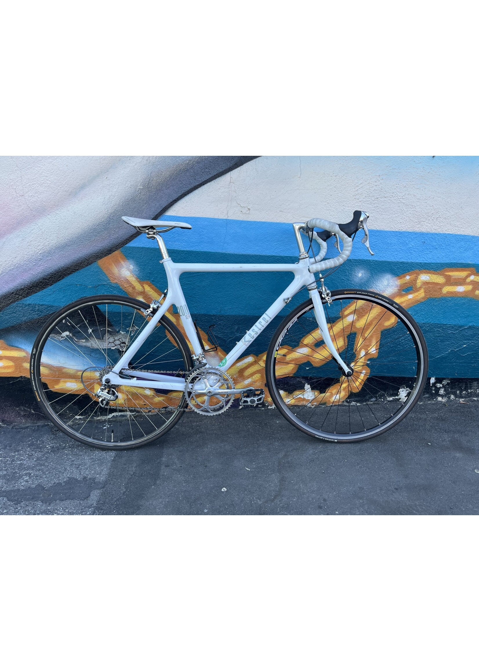 Kestrel used Kestrel 200SC, white, 54cm
