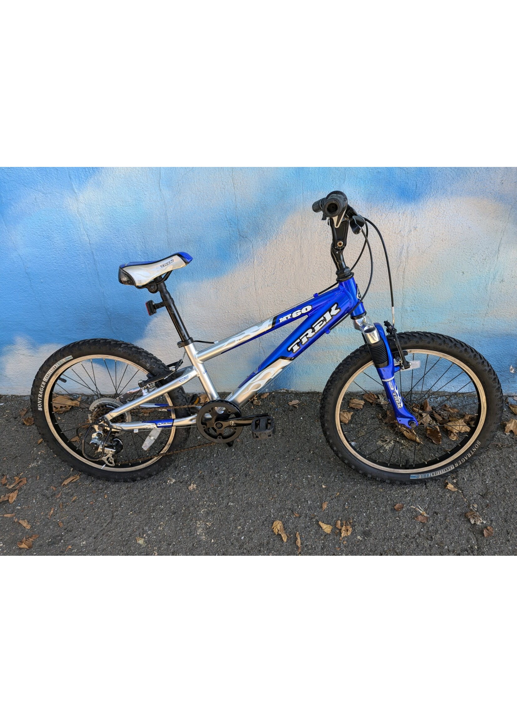 Trek used Trek MT60 7-speed, blue/silver, 20" wheel