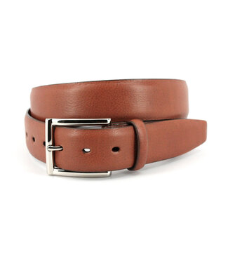 Torino Leather Company 35 MM Italian  Glazed Milled Calfskin-Brandy