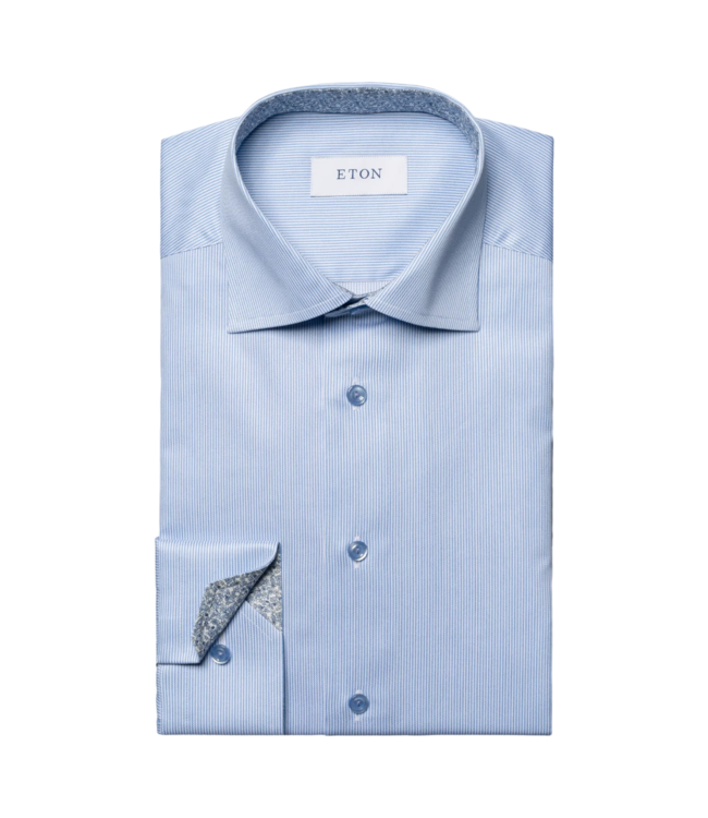 Eton Fine Stripe Signature Twill Shirt