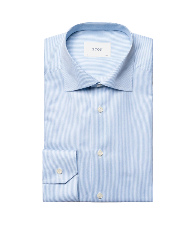 Eton Fine Stripe Signature Twill Shirt Slim