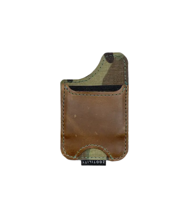 Zootility Magnetic Phone Leather Wallet Camo