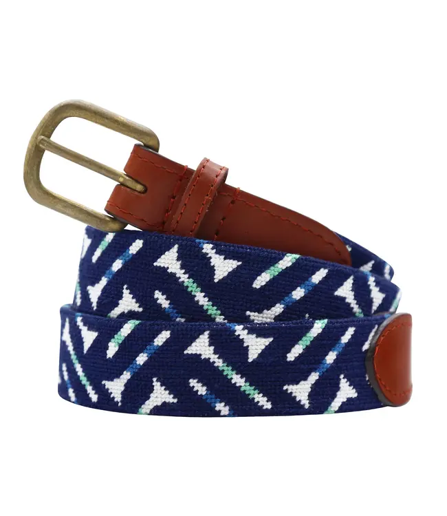 Smathers and Branson Golf Tee Pattern Belt