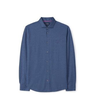 Psycho Bunny Dalton Melange Knit LS Shirt