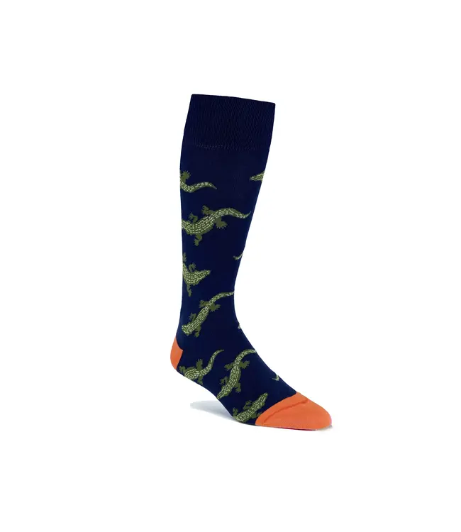 Gordon of New Orleans Gator Socks