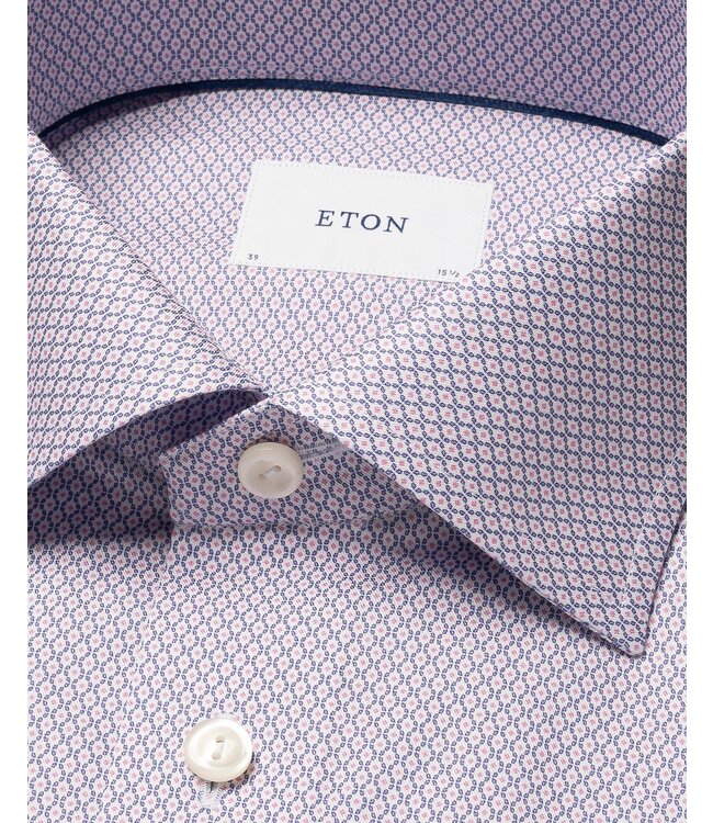Eton Micro Print Signature Twill Shirt