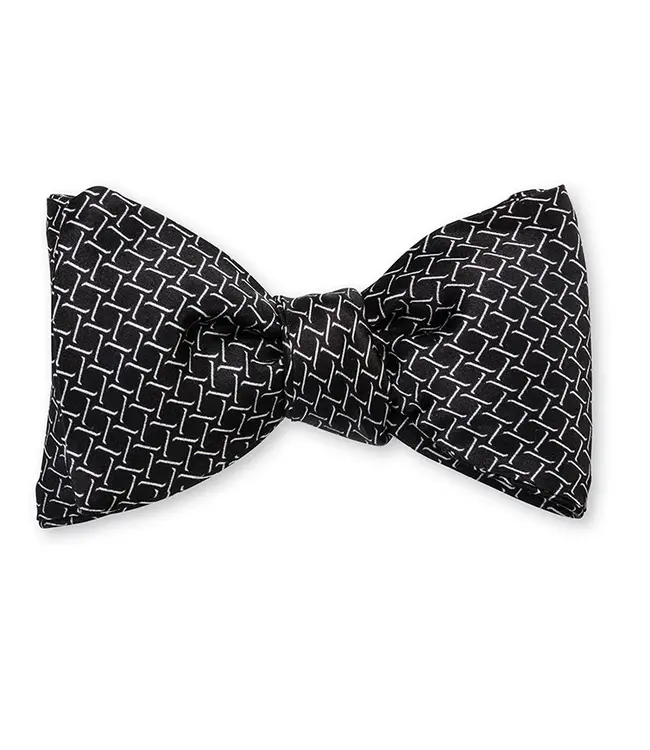 R. Hanauer Black Monroe Links Bowtie
