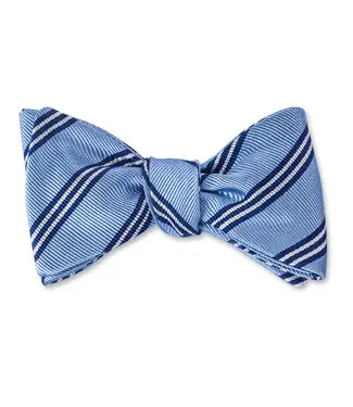 R. Hanauer Carolina Blue Brooks Stripe Bowtie