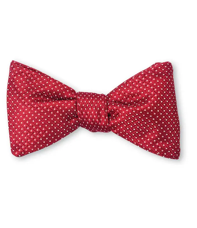 R. Hanauer Berry Runnymede Pin Dots Bowtie