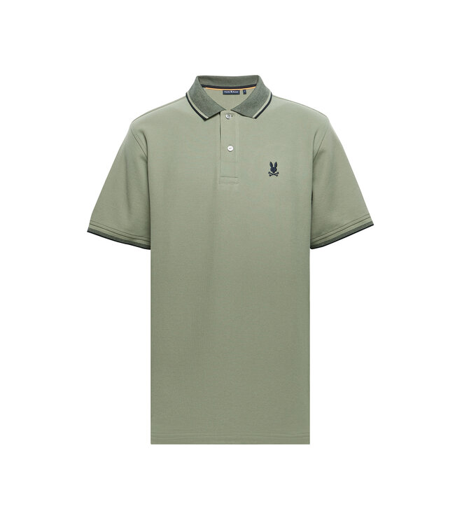 Psycho Bunny Evandale Oxford Collar Pique Polo